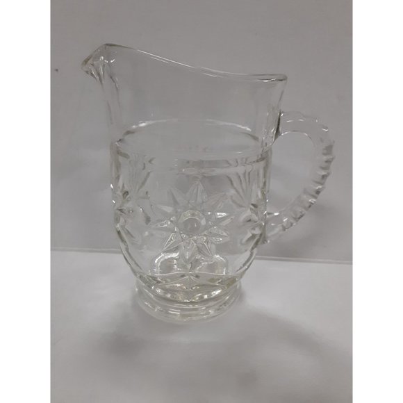 Anchor Hocking Early American Prescut 5 1/2" Milk Pitcher Vintage - Picture 1 of 7